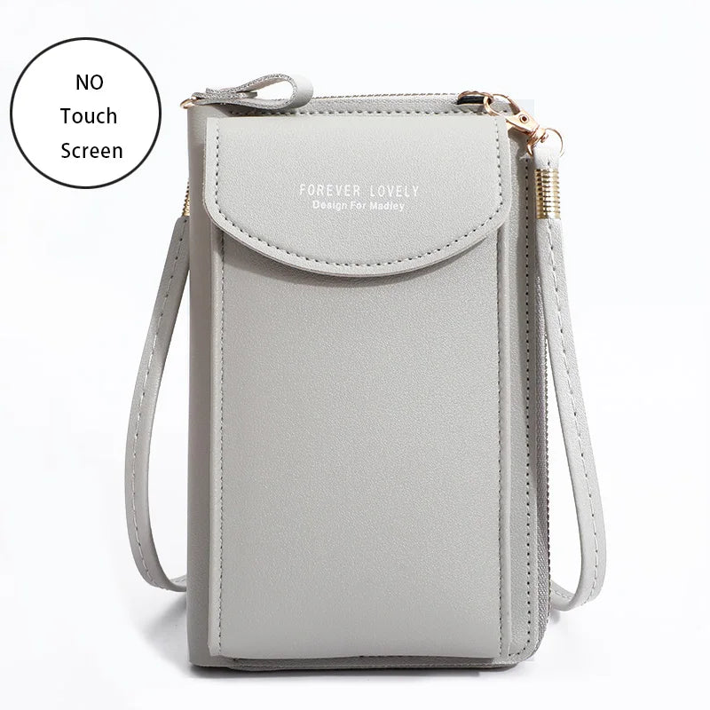 Bolsa Moda Feminina Porta Celular Crossbody Touch Screen