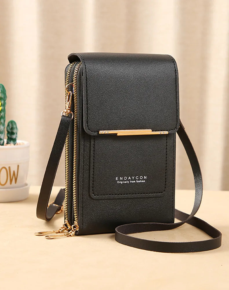 Bolsa Moda Feminina Porta Celular Crossbody Touch Screen