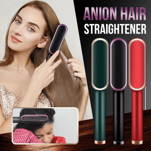 Anion Hair 3 em 1 Escova Alisadora Hidrata