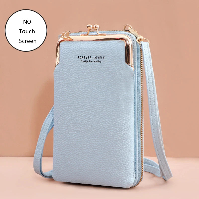 Bolsa Moda Feminina Porta Celular Crossbody Touch Screen