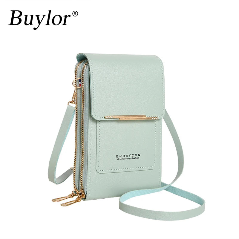 Bolsa Moda Feminina Porta Celular Crossbody Touch Screen