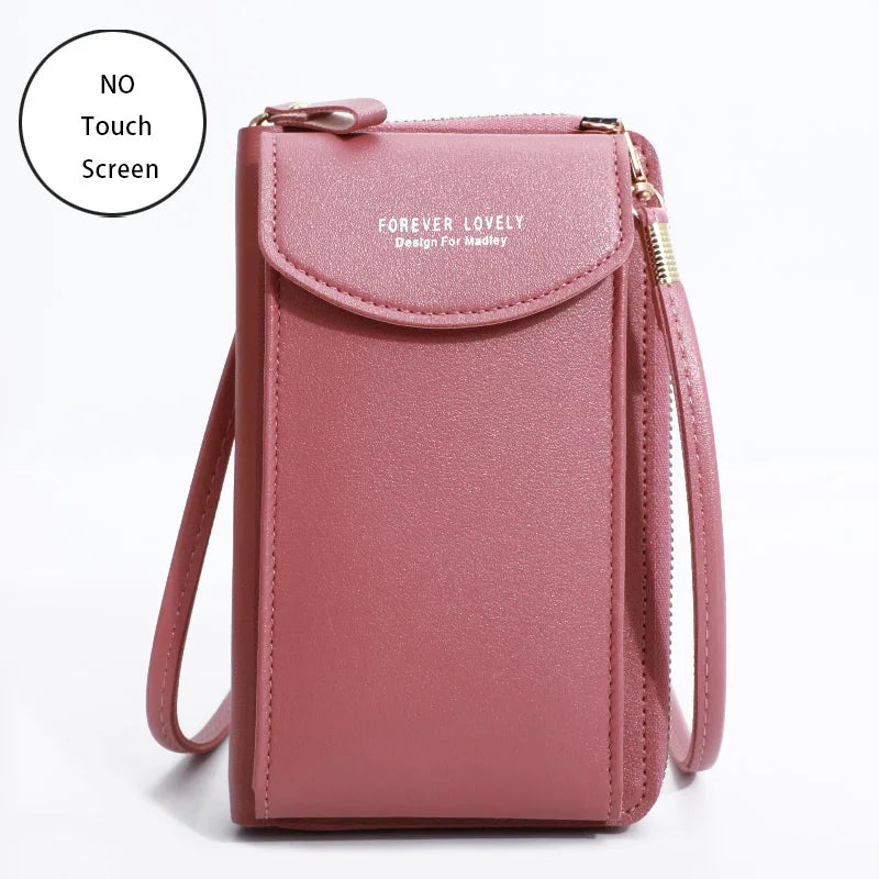 Bolsa Moda Feminina Porta Celular Crossbody Touch Screen